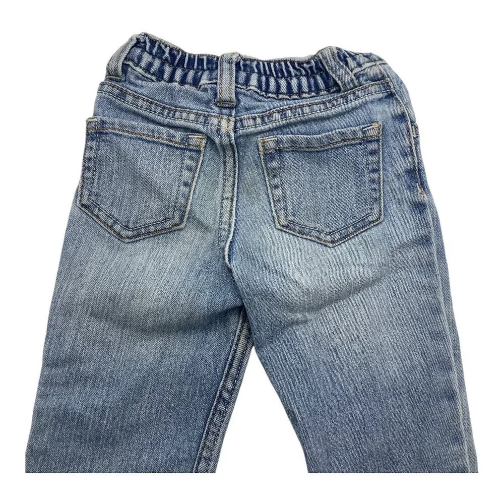 The Children's Place Blue Denim Jeans Baby Girl Size 18-24 Mos Bootcut‎ Stretch